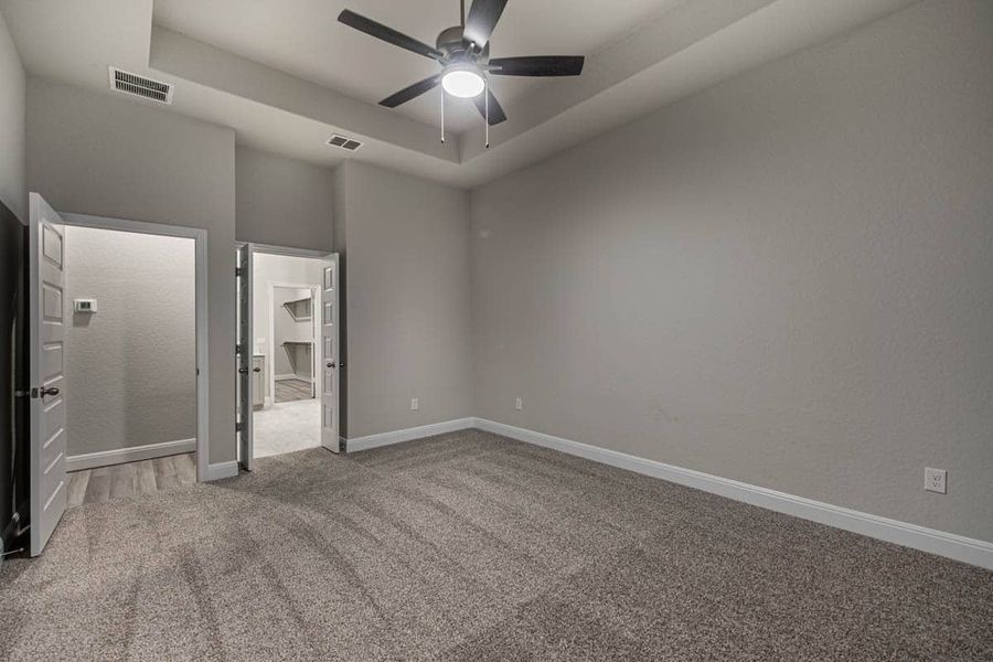 Representative unfurnished interior of a home built from the Shenandoah – 50′ Lot by Chesmar Homes in Elyson, Katy (Image 7).