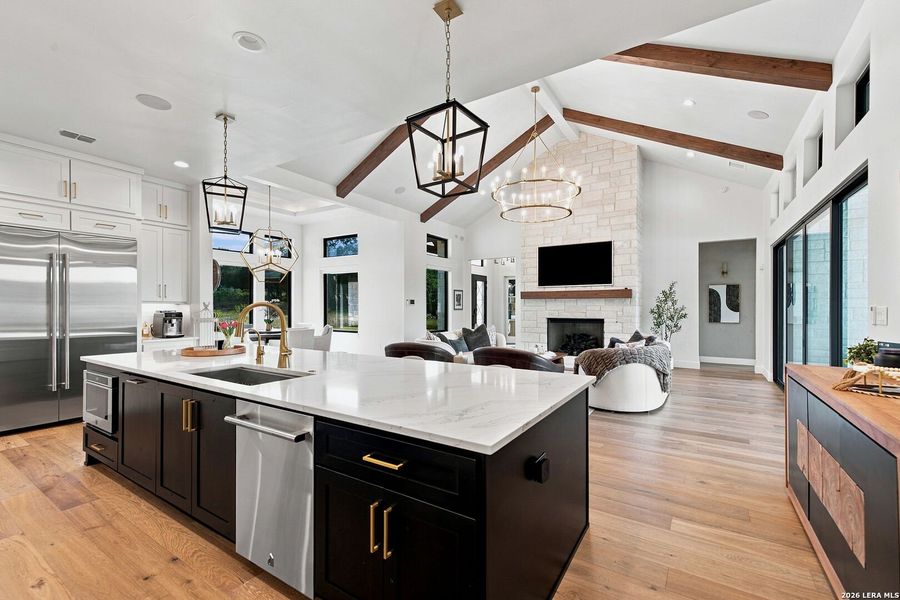 Furnished interior view inside a new home in , Boerne (Image 8).