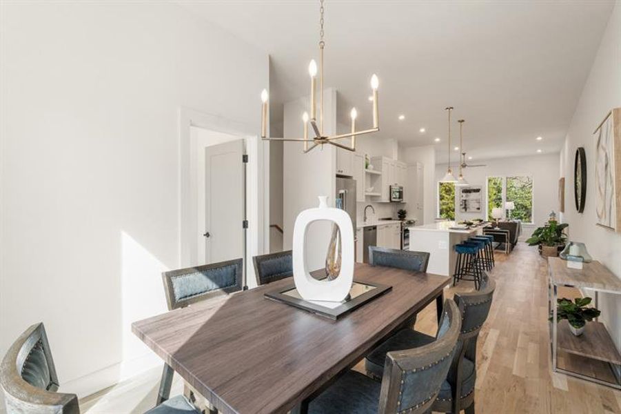 Furnished interior view inside a new home in Madison Park South, Atlanta (Image 16).