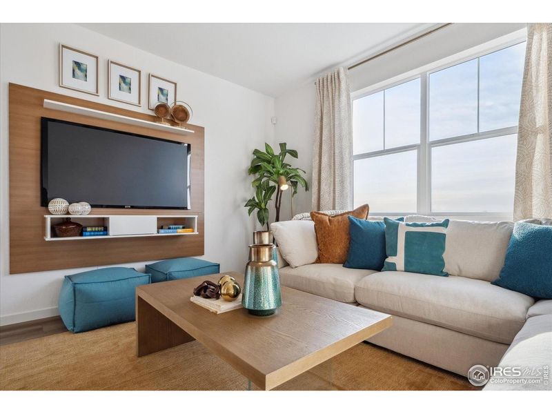Furnished interior view inside a new home in Lakeside Canyon, Mead (Image 16).