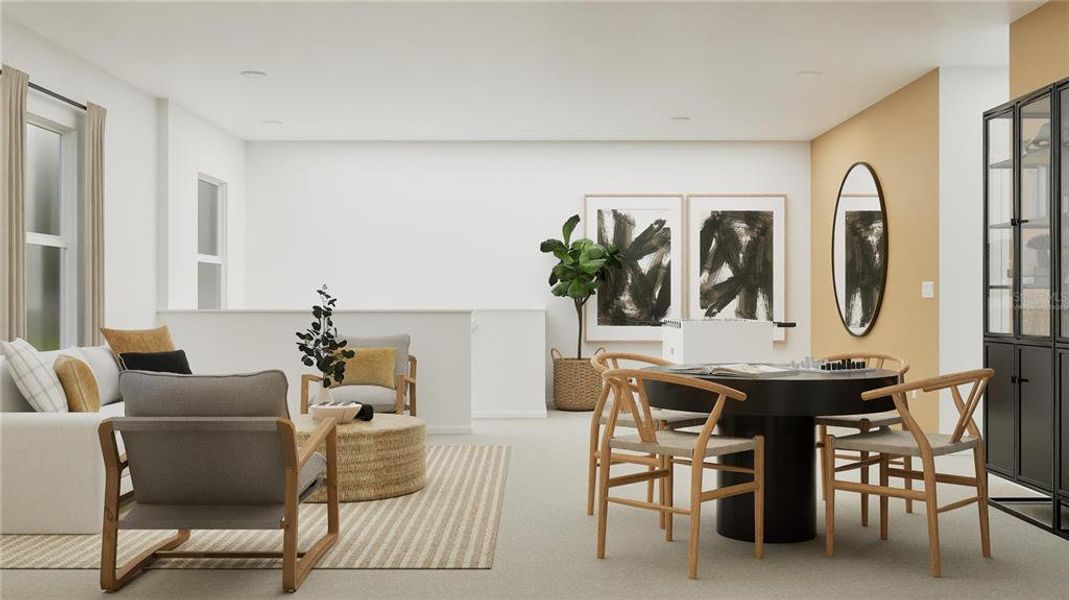 Furnished interior view inside a new home in Bridgewalk: Executive Collection, St. Cloud (Image 21). Furnished interior view inside a new home in Bridgewalk: Executive Collection, St. Cloud (Image 21).