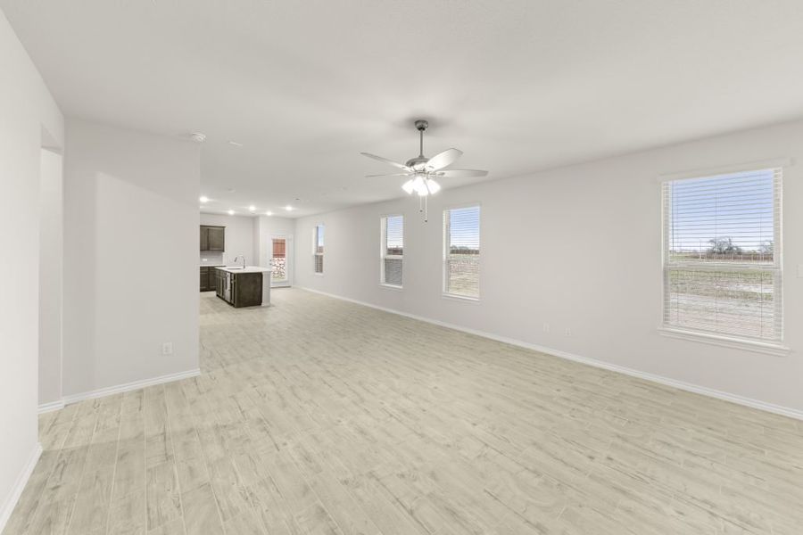 Representative exterior photo of a completed home built from the Willow by Impression Homes in Northspur, Terrell, TX (Image 7). Representative exterior photo of a completed home built from the Willow by Impression Homes in Northspur, Terrell, TX (Image 7).