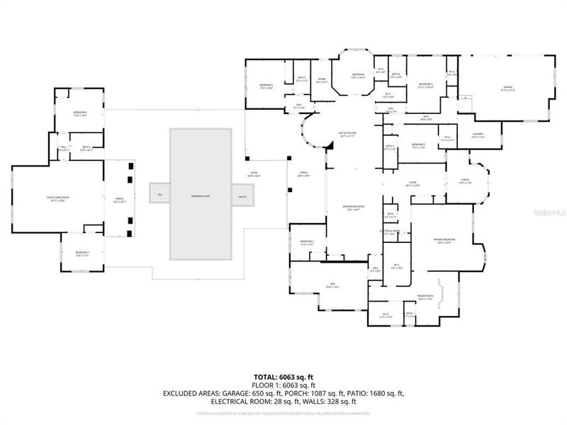 2D floor plan layout of this home in , Wesley Chapel, FL (Image 3). 2D floor plan layout of this home in , Wesley Chapel, FL (Image 3).