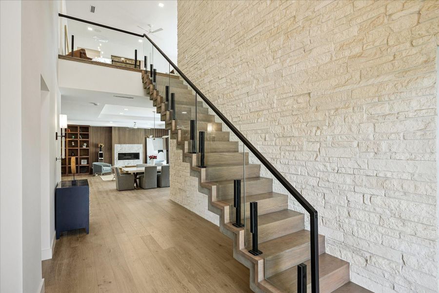 Furnished interior view inside a new home in , Houston (Image 7).