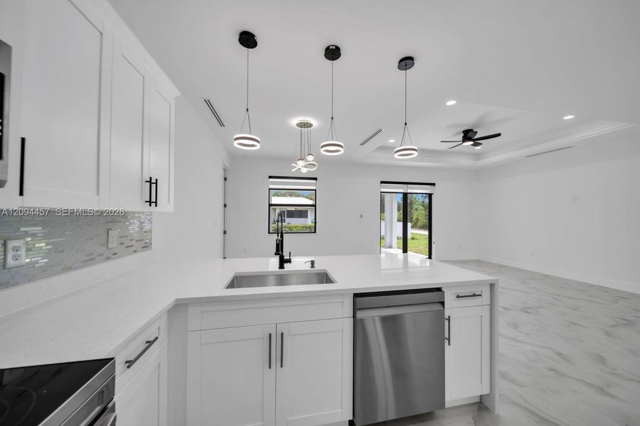 Furnished interior view inside a new home in , Lehigh Acres (Image 11). Furnished interior view inside a new home in , Lehigh Acres (Image 11).