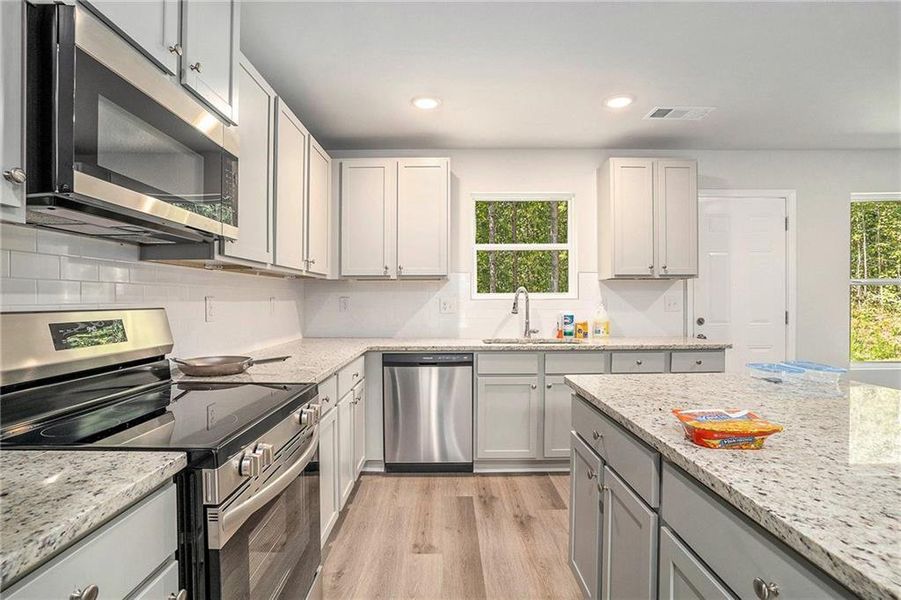 Furnished interior view inside a new home in , Covington (Image 8).