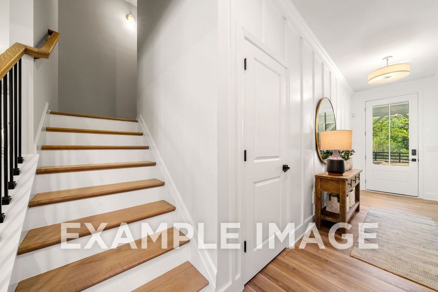 Representative furnished interior of a home built from the The Hickory B by Davidson Homes LLC in Cedar Farms, Winder (Image 6).