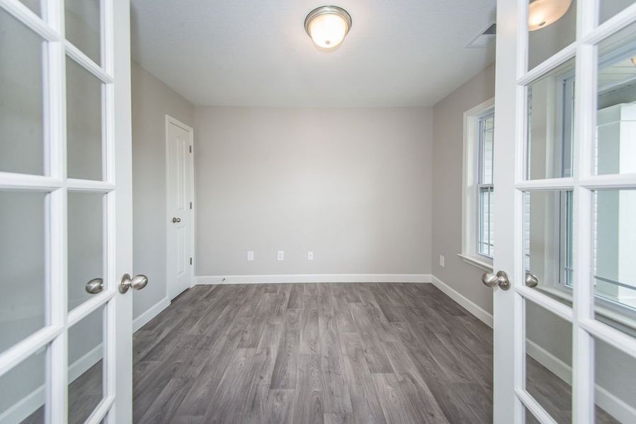 Representative unfurnished interior of a home built from the Beaumont by Enchanted Homes in Guadalupe Heights, Seguin (Image 23).