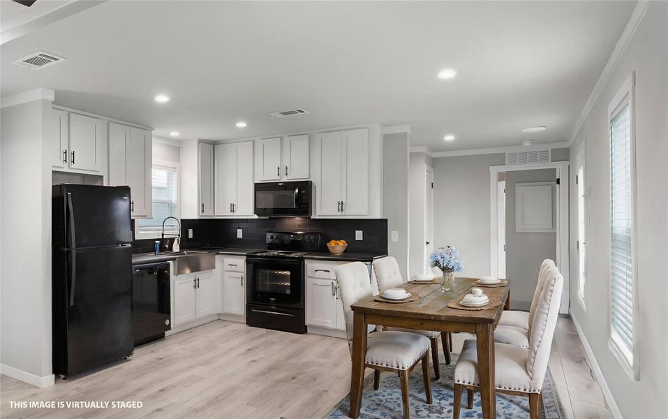 Furnished interior view inside a new home in , Pearland (Image 8).
