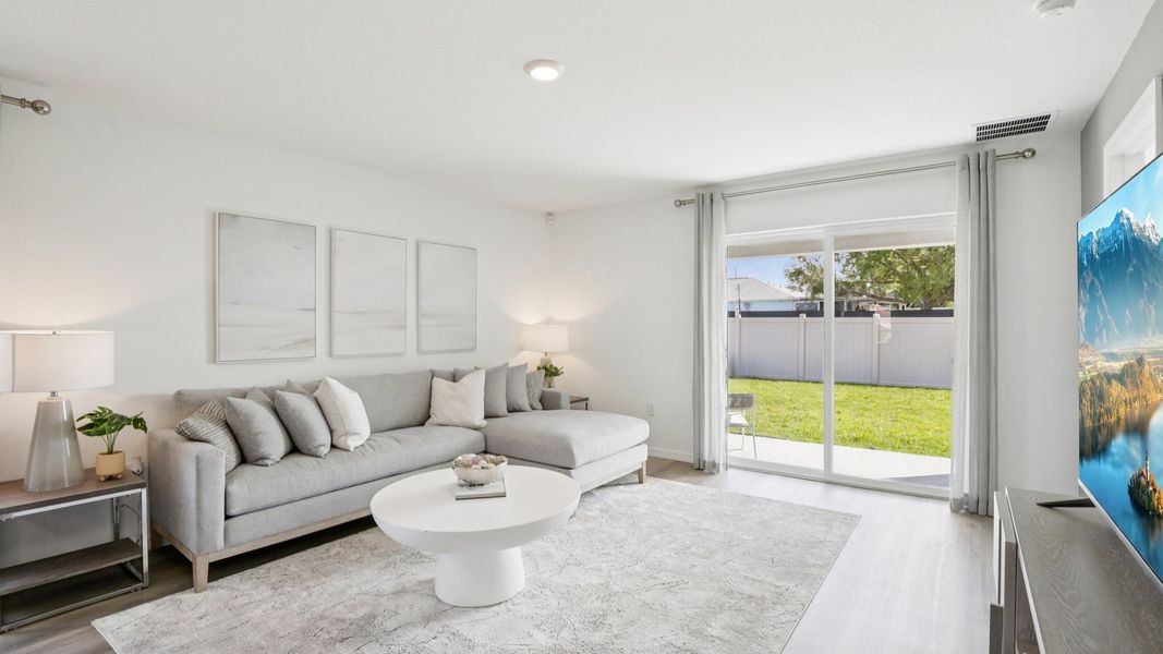 Furnished interior view inside a new home in Berry Bay, Wimauma (Image 5).