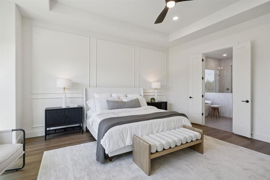 Furnished interior view inside a new home in , Waxahachie (Image 29).