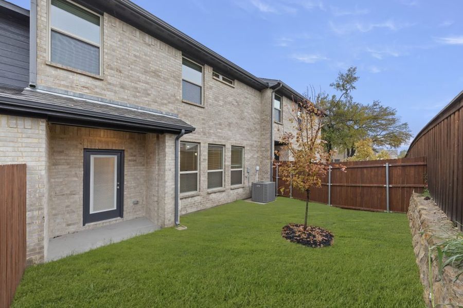 Front exterior of a new home in Sereno Oaks at Buckner Terrace, Dallas, TX, highlighting curb appeal (Image 28).