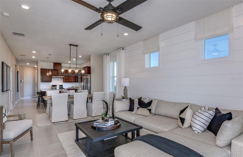 Furnished interior view inside a new home in , Ocala (Image 6). Furnished interior view inside a new home in , Ocala (Image 6).