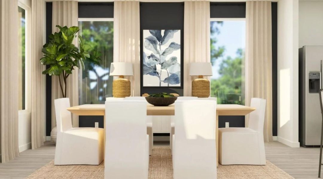 Furnished interior view inside a new home in Lago Mar, Texas City (Image 11).