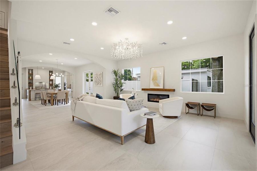 Furnished interior view inside a new home in , Winter Park (Image 13).