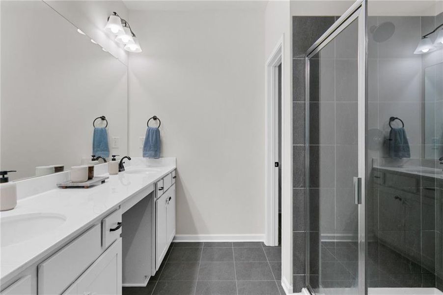 Furnished interior view inside a new home in , Powder Springs (Image 19).