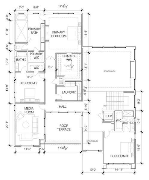 2D floor plan layout of this home in , Atlanta, GA (Image 16).