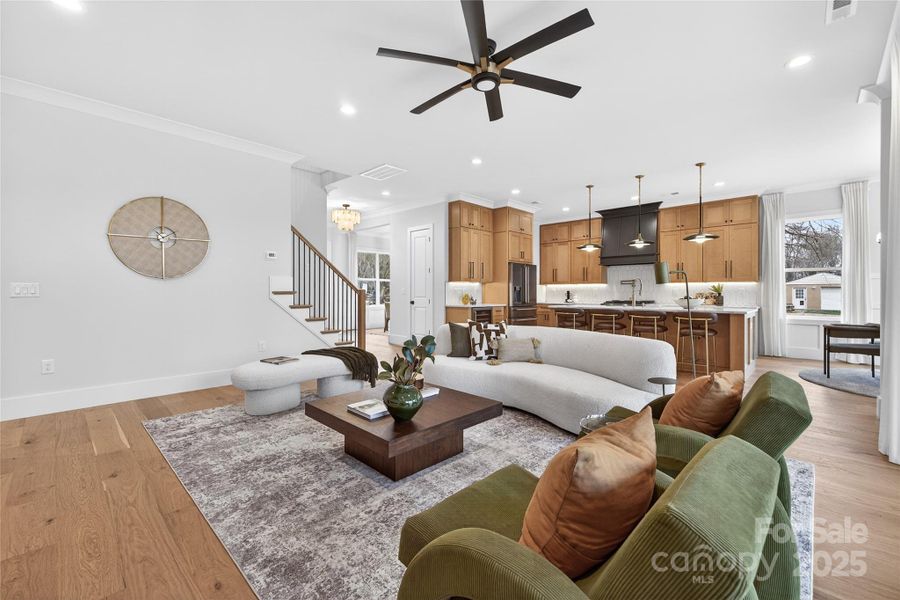 Furnished interior view inside a new home in , Indian Trail (Image 45).