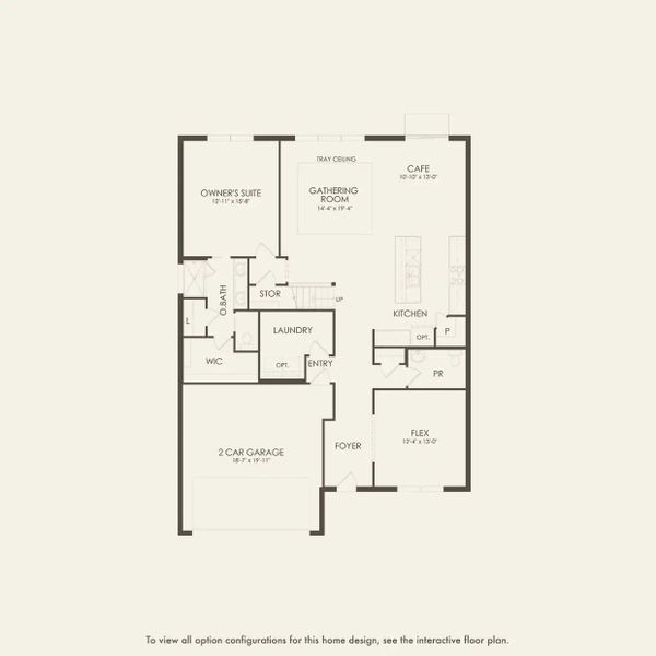 2D floor plan layout of this home in Evergreen, Thonotosassa, FL (Image 3).