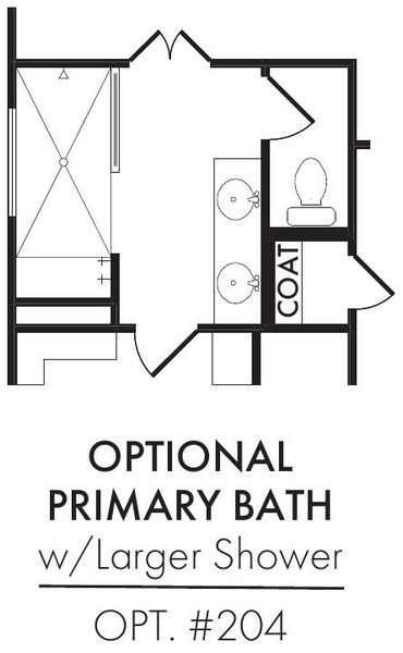 Master Bath – Large Shower / No Tub Master Bath – Large Shower / No Tub