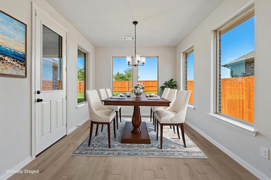 Furnished interior view inside a new home in Morningstar, Aledo (Image 7).