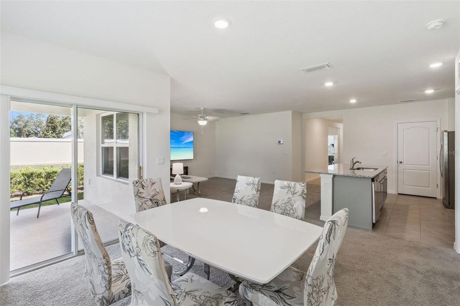 Furnished interior view inside a new home in Deer Run, Davenport (Image 5).