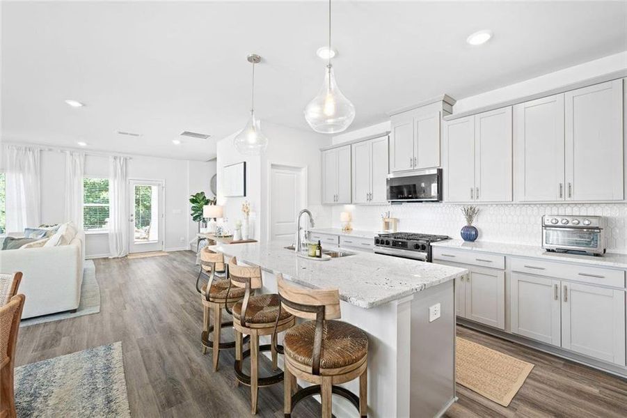 Furnished interior view inside a new home in , Mableton (Image 6).