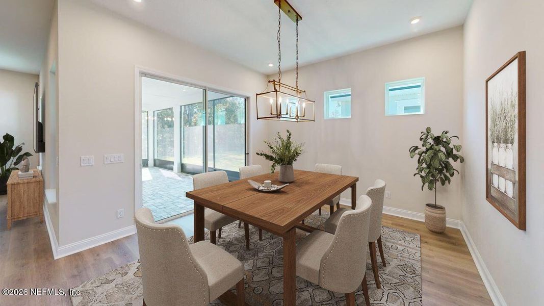 Furnished interior view inside a new home in RiverTown, St. Johns (Image 14).