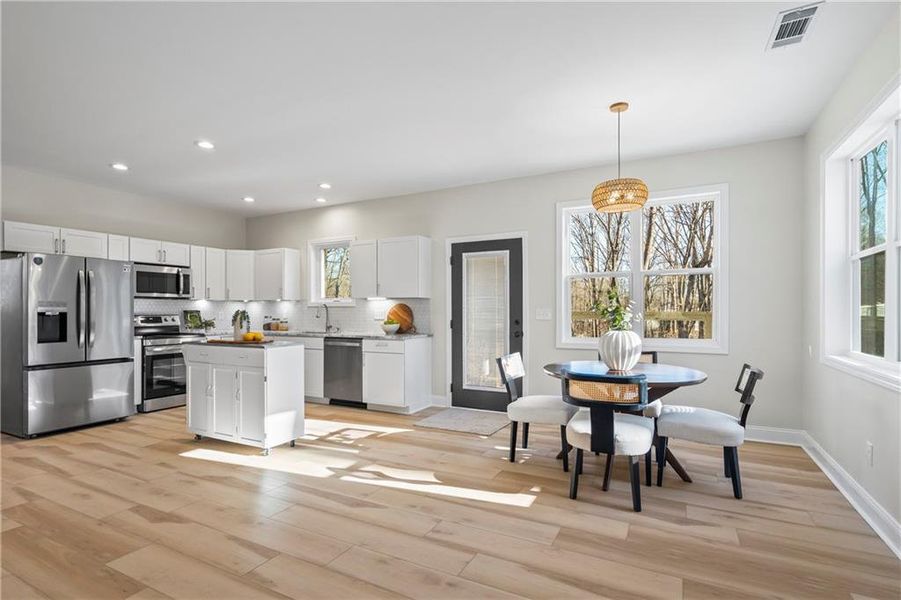 Furnished interior view inside a new home in , Gainesville (Image 8).