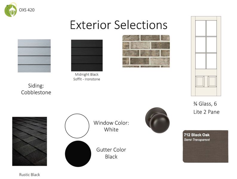 Sample of building materials used in homes in Oxford Station, Gallatin (Image 47).