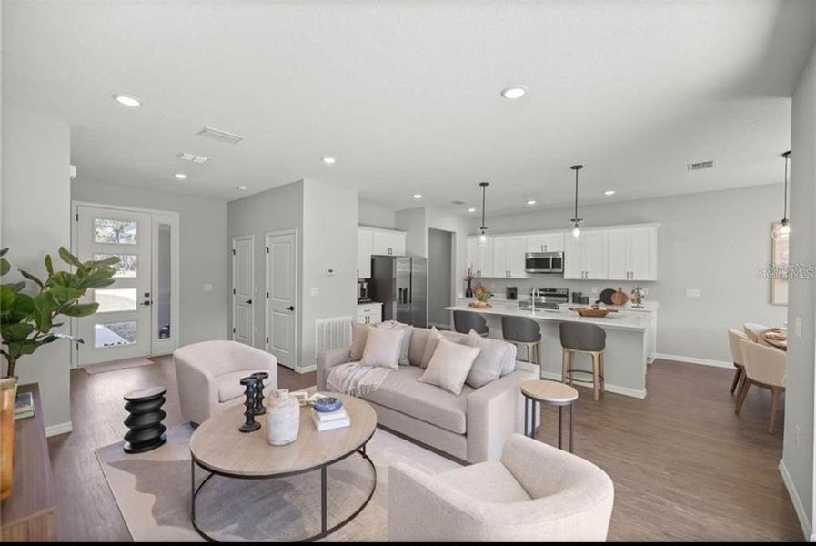 Furnished interior view inside a new home in , Ocala (Image 6).