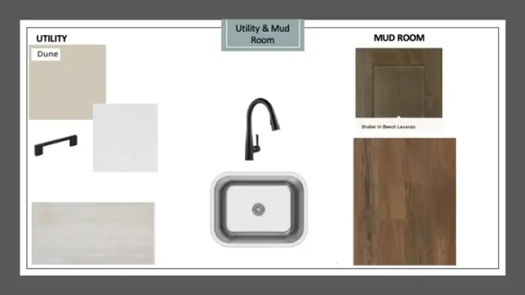 Sample of building materials used in homes in Rio Vista at Kelly Ranch, Aledo (Image 35).