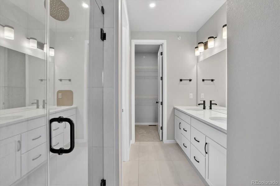 Furnished interior view inside a new home in , Littleton (Image 19).