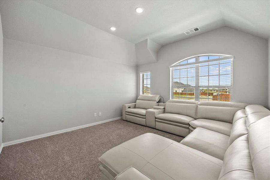 Furnished interior view inside a new home in , Fate (Image 5).