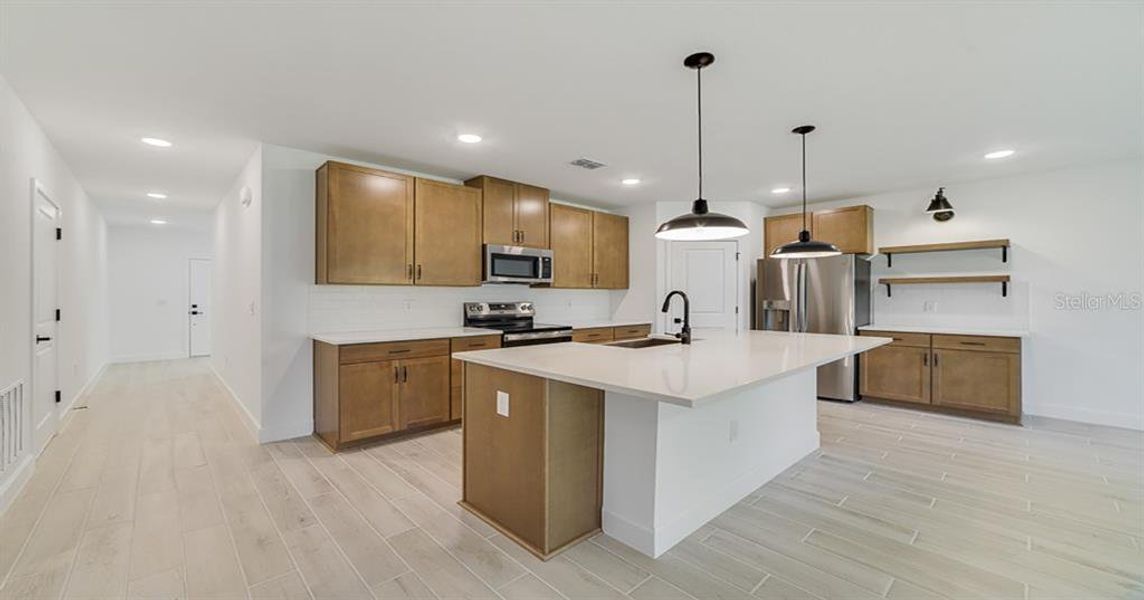 Furnished interior view inside a new home in Aspire at Marion Oaks, Ocala (Image 8). Furnished interior view inside a new home in Aspire at Marion Oaks, Ocala (Image 8).