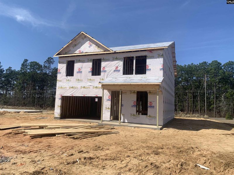 In-progress construction of a new home in Peachtree Hills, Lexington, SC (Image 30).