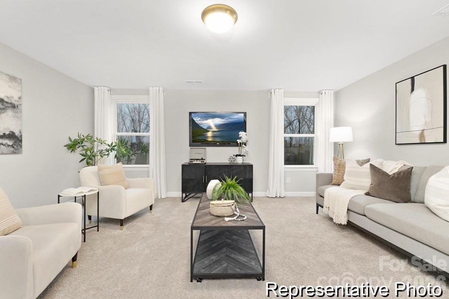 Furnished interior view inside a new home in Huntington Hills, Lincolnton (Image 29).