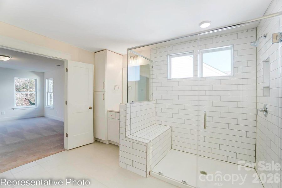 Furnished interior view inside a new home in Enclave at Riverdale, Huntersville (Image 11).
