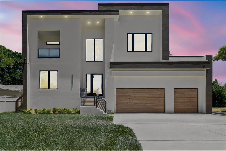 Front exterior of a new home in , Tampa, FL, highlighting curb appeal (Image 28).