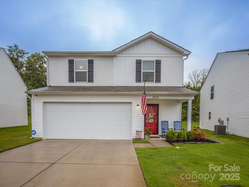 Front exterior of a new home in , Salisbury, NC, highlighting curb appeal (Image 19).