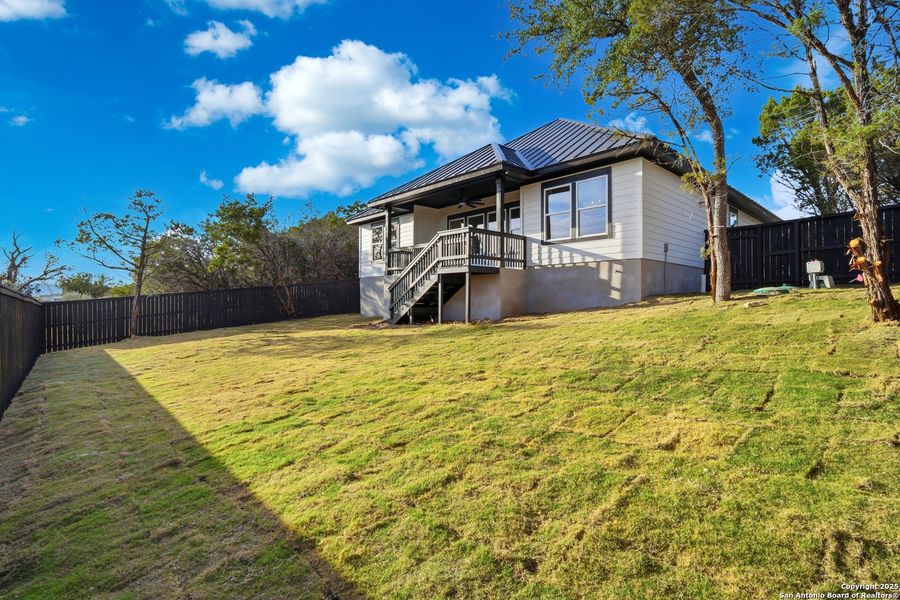 Exterior details and patio area of a home in , Spring Branch (Image 24). Exterior details and patio area of a home in , Spring Branch (Image 24).