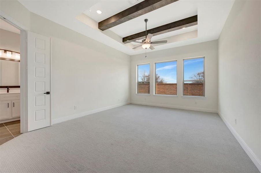 Spacious, unfurnished interior of a new home in South Pointe Manor Series, Mansfield (Image 34).