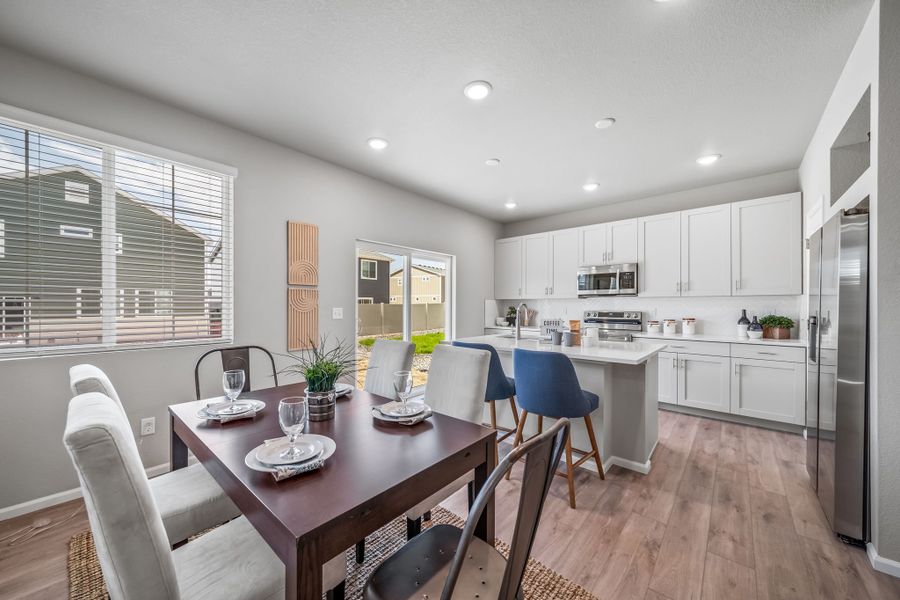 Furnished interior view inside a new home in Green Valley Ranch, Aurora (Image 10).