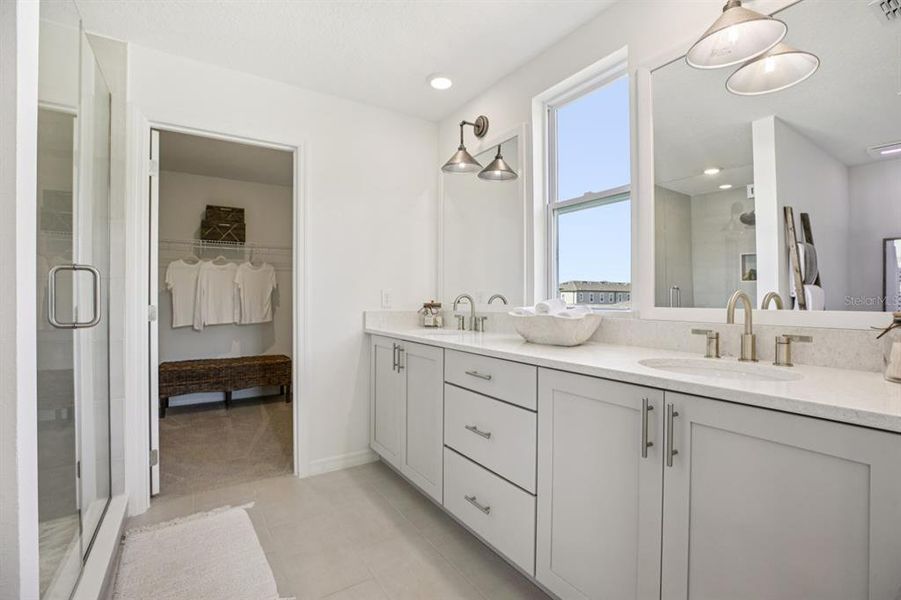 Furnished interior view inside a new home in Northlake Classical, Winter Garden (Image 45). Furnished interior view inside a new home in Northlake Classical, Winter Garden (Image 45).