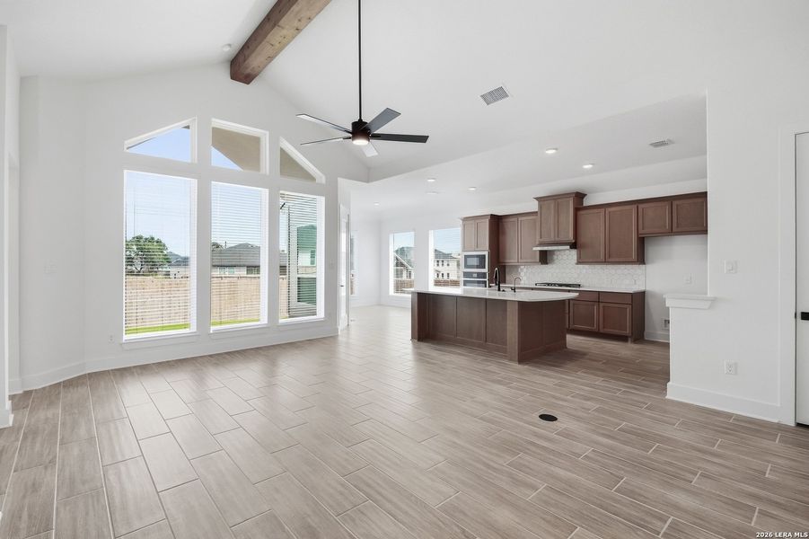 Spacious, unfurnished interior of a new home in The Reserve at Potranco Oaks, Castroville (Image 29). Spacious, unfurnished interior of a new home in The Reserve at Potranco Oaks, Castroville (Image 29).