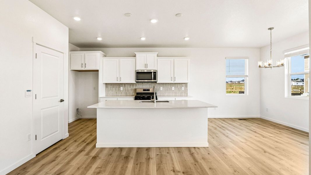 Furnished interior view inside a new home in Prairie Song, Windsor (Image 5).