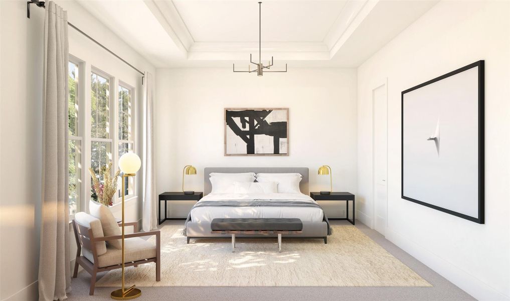 Primary suite (*Artist rendering used for illustration purposes only.) Primary suite (*Artist rendering used for illustration purposes only.)