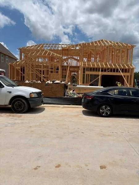 In-progress construction of a new home in Evergreen 70', Conroe, TX (Image 11). In-progress construction of a new home in Evergreen 70', Conroe, TX (Image 11).