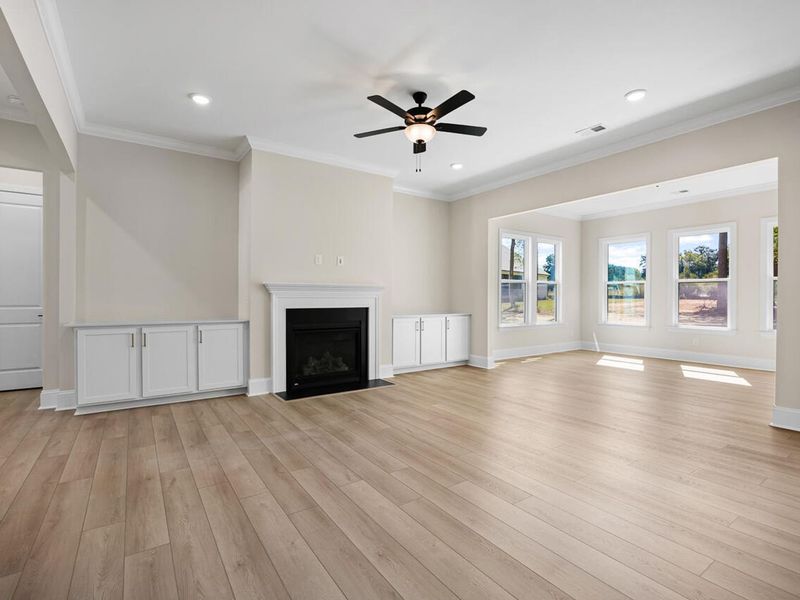 Spacious, unfurnished interior of a new home in Rockport, Wake Forest (Image 60).