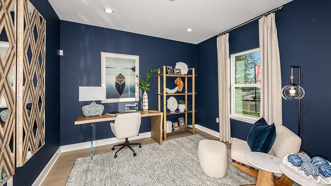 Representative furnished interior of a home built from the Bimini by Taylor Morrison in Lochside, Mount Dora (Image 17).